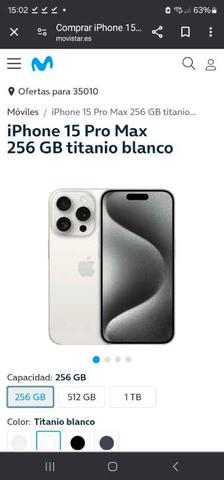 Milanuncios - iphone 15 pro max 256