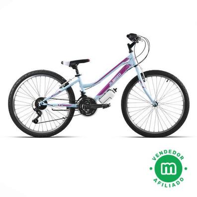 BICI MTB 24 JL-WENTI NIÑA MICROSIFT C/SUSP ROSA 21VEL