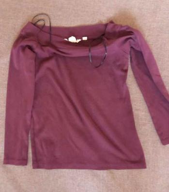 Camisetas violeta cheap mango