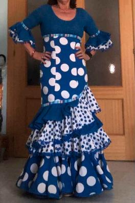 Paisaje Mediador Luna Trajes flamenca azul Moda y complementos de segunda mano barata |  Milanuncios