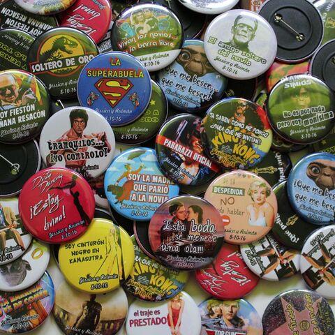 Chapas personalizadas eventos