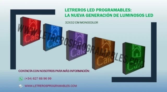 Milanuncios - Letreros luminosos LED electrónicos