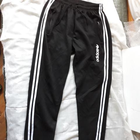 pantalón chandal de algodón adidas hombre, negro