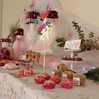 Diseño y decoración de eventos # sevilla # mesa dulce # comunión# vintage
