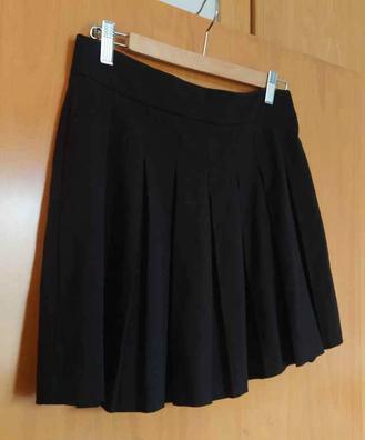 Stradivarius España Stradivarius Falda Plisada Negra Falda Plisada Faldas Largas De Piel Falda Plisada Larga