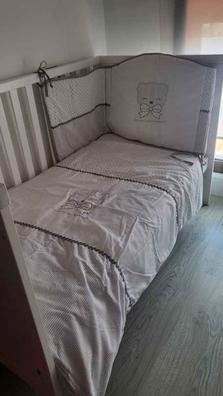SUNDVIK set cuna con colchón y cambiador, gris, 60x120 cm - IKEA