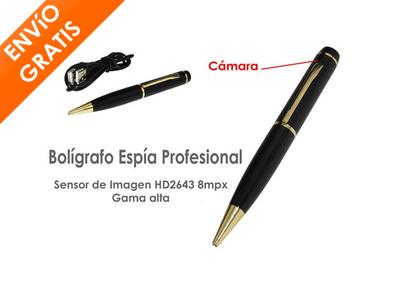 Bolígrafo cámara espía HD Golden - Cámara Espía - Tienda espía online