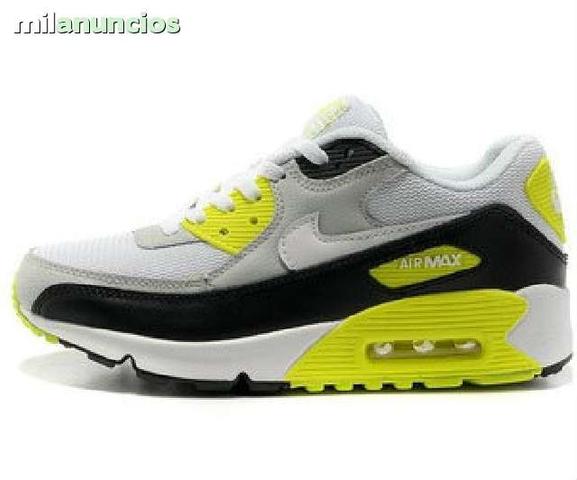 Nike air max outlet 90 negras y verdes