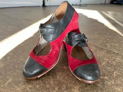 Zapatos para baile flamenco con 2 correas Gallardo