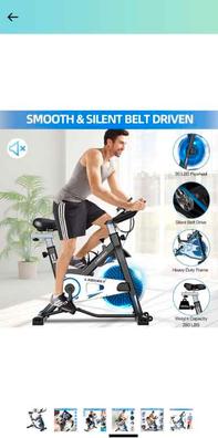 Bicicleta SPINNING ESTATICA PROFESIONAL RUEDA 15KG GYM RESISTENCIA