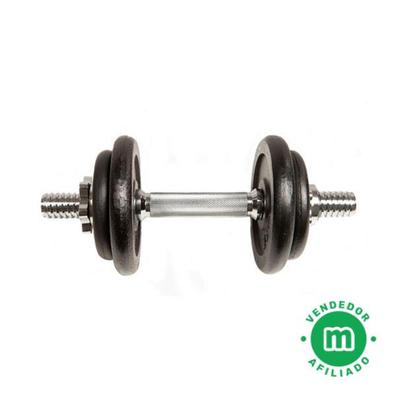 SET MANCUERNAS AJUSTABLES 20 KG FIERRO CROMADO CON EXTENSOR