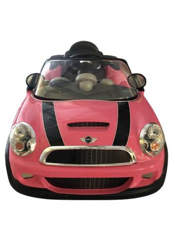 Mini cooper best sale para bebe rosa