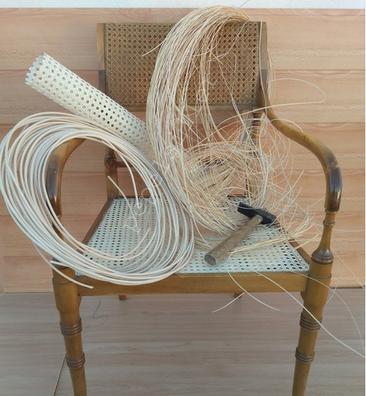 Rollo de Material sintético de ratán, cuerda tejida hecha a mano para  reparar muebles, cama, sofá