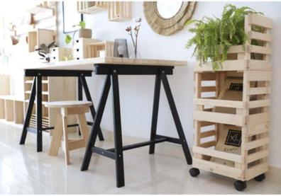 Milanuncios - Mesa escritorio madera maciza reciclada