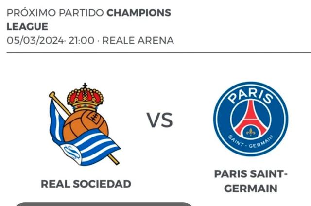 Entradas real sociedad champions