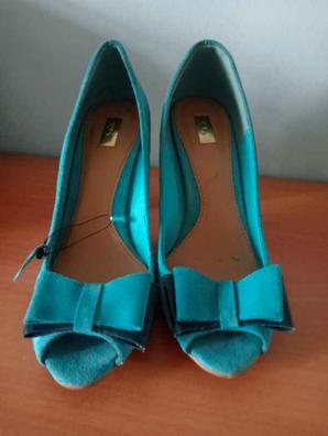 Tacones best sale azul turquesa