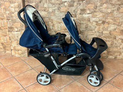 Silla doble graco hermanos seguidos de segunda mano Milanuncios