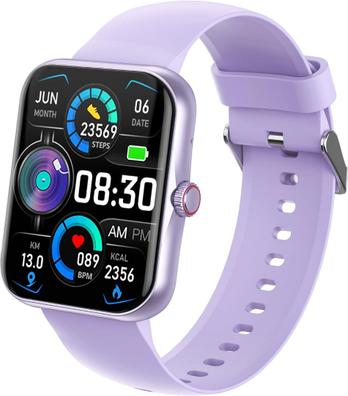 Smartwatch Mujer Reloj Inteligente Llamadas: 1,42 Smart Watch Redondo con  Tension Arterial Pulsometro Cuenta Pasos Deportivo Pulsera Actividad IP68  Impermeable Reloj Digital para iPhone Android : : Electrónica