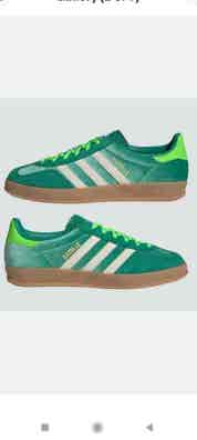 adidas gazelle silver green womens BW Army