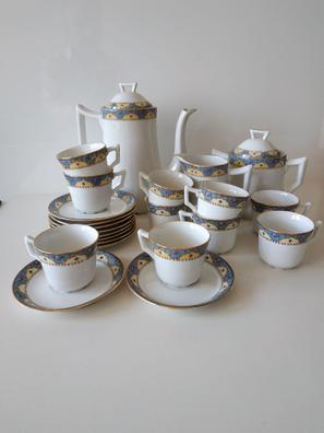 Juego de té para seis de porcelana Japonesa Royal Crown ( la tapa de la  tetera tiene