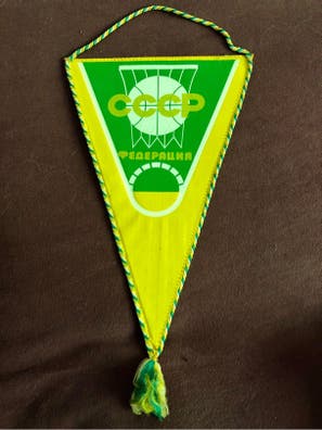 BANDERA DE FUTBOL VINTAGE DEL VALENCIA C.F ES OFICIAL Y MUY ANTIGUA