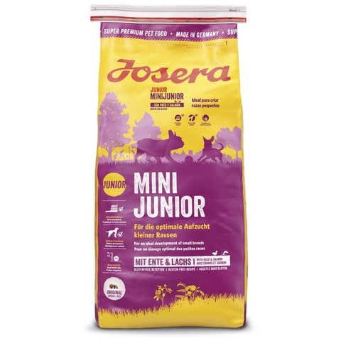 Fodder Josera Mini Junior Salmon Duck 10 kg