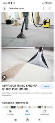 Kärcher Lava-aspiradora SE 4002, Limpieza Profunda en Superficies Textiles  Mediante Pulverización, Aspiradora Seco y Húmedo, 1400 W, 4+4L Depósito