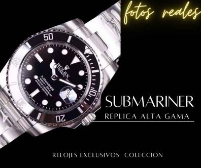 Réplica Rolex Submariner Dial negro Bisel de aluminio negro