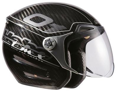 Casco moto Urban Comfort WAYSCRAL jet visera larga talla L Negro