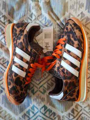 adidas gazelle silver green womens adidas Samba OG Red Leopard Women's – Lilac Blonde main image 0