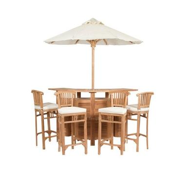 Mesas y sillas al aire libre Villa Jardín Terraza Ocio mesa y silla silla  de mimbre al aire libre Combinación de la tabla de madera de plástico -  China Muebles de exterior