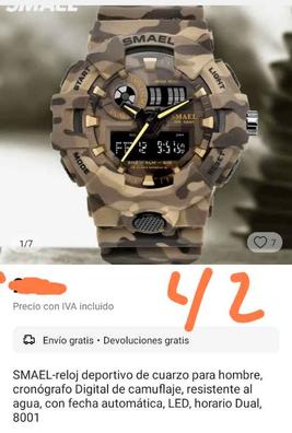 Reloj Militar Hombre FESTINA Correa Tela España WR50