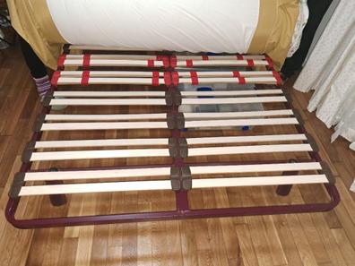 Cama baja de tamaño individual con nido y cajones de almacenamiento, marco  de cama de madera con valla de seguridad completa para niños, niñas y niños