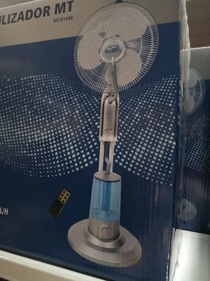 TriPole Ventilador de pedestal oscilante de pie, funciona con pilas,  ventilador de piso silencioso y ajustable de altura con temporizador  remoto