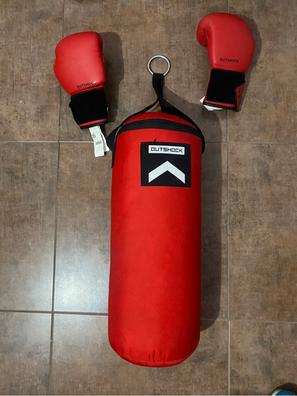 Punching boxeo hinchable adulto/niño Outshock 100 negro y rojo