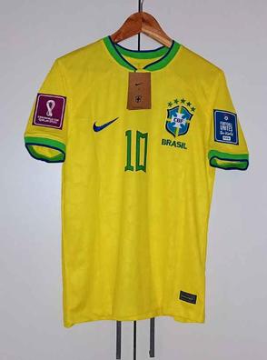 Camiseta de fútbol Brasil Neymar Jr 10 2ª equipación Mundial 2018