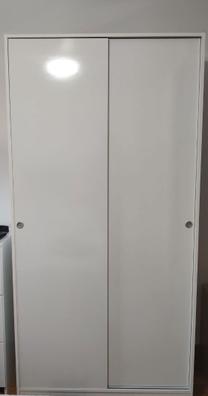 Armario ropero blanco con puertas persiana (+ medidas)
