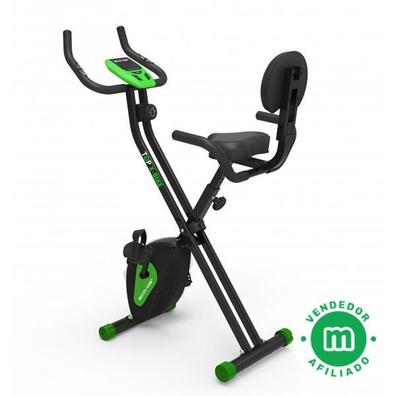 Cecotec Bicicleta Estática Profesional con Volante de Inercia de 16 Kg  Extreme. Sistema Silence Fit, Pulsómetro, Manillar y Sillín regulable,  Pantalla LCD, Ruedas, Peso máx 120 Kg, Blanco,Negro,Verde : :  Deportes y