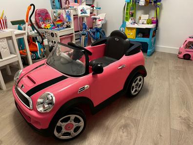 Coche bateria mini cooper rosa de segunda mano Milanuncios