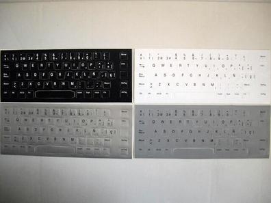 500 pegatinas para teclado español + 500 pegatinas para teclado