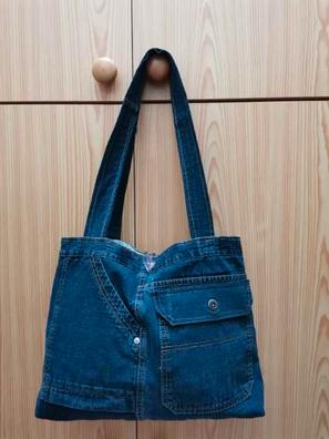 Bolso con jeans y best sale tela estampada