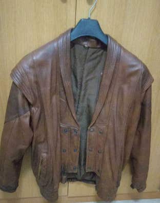 Cazadora piel cruzada. para comprar y vender mano | Milanuncios