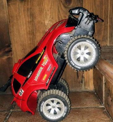 Coche teledirigido todo terreno Coche teledirigido para niños 2,4 GHz 4WD  360° Offroad 1:24 Coche RC Música y luz Mini coche teledirigido con regalo  de mano Niños 4 5 6 7 8 9 10 años JM