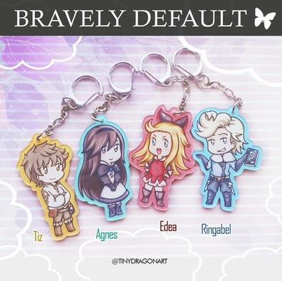 Bravely Default Edea X Ringabel 2 Acrylic Charm 