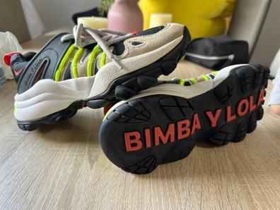 Deportivas Bimba y lola Plateado talla 39 EU de en Lona - 19989511