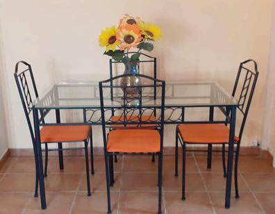 El respeto equipo Creta Mesa y sillas forja Muebles, hoghar y jardín de segunda mano barato |  Milanuncios