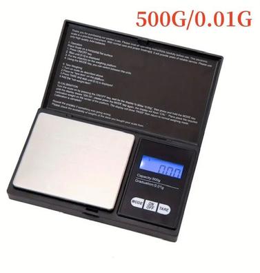 Bascula digital de precision 100g color negro SYTECH SY-BS501
