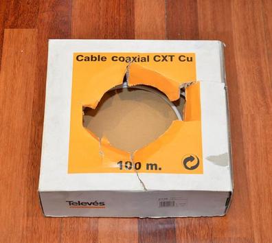 Cable Coaxial Antena TV Engel 100 m Doble