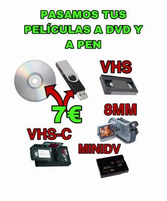 Convertidor Vídeos de Cintas VHS y 8mm a DVD Digital Muy Fácil