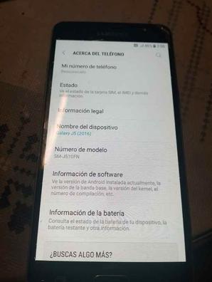 MOVIL LIBRE SAMSUNG GALAXY J5 2016 85,00 € Segunda Mano Gijón E47136-0